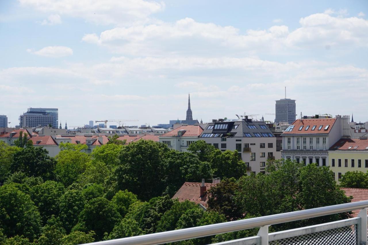 Augartenblick Penthauscombo 15/16 - Blick Zum Riesenrad Apartment Vienna Exterior photo