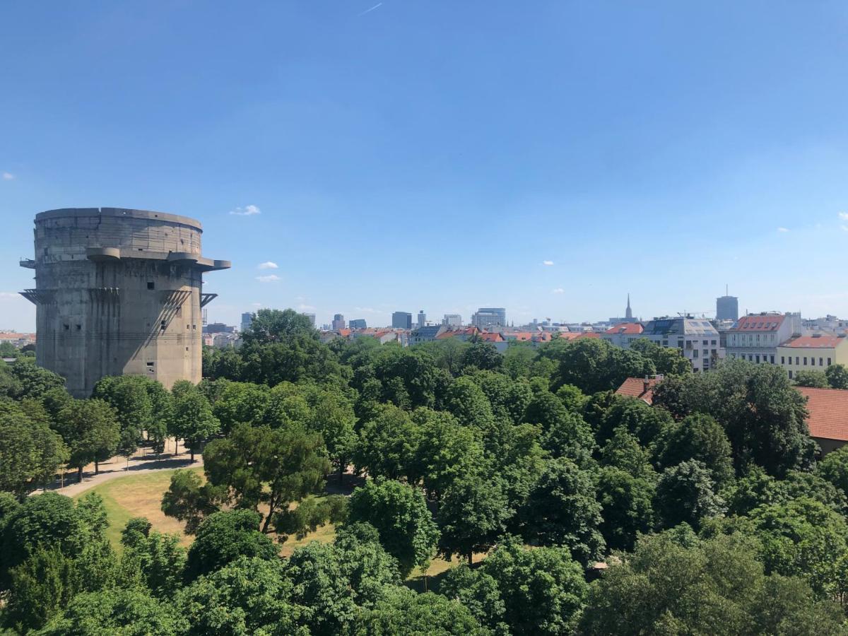 Augartenblick Penthauscombo 15/16 - Blick Zum Riesenrad Apartment Vienna Exterior photo