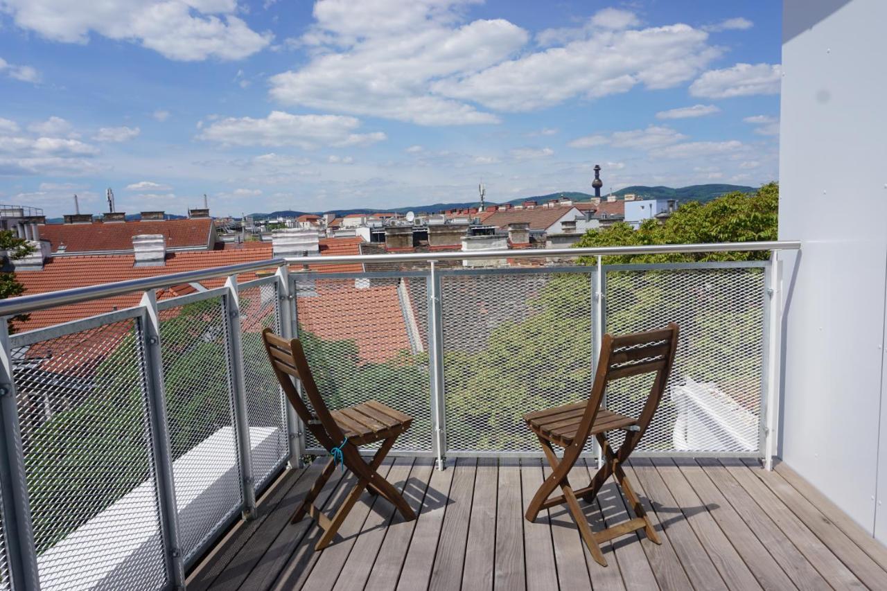 Augartenblick Penthauscombo 15/16 - Blick Zum Riesenrad Apartment Vienna Exterior photo